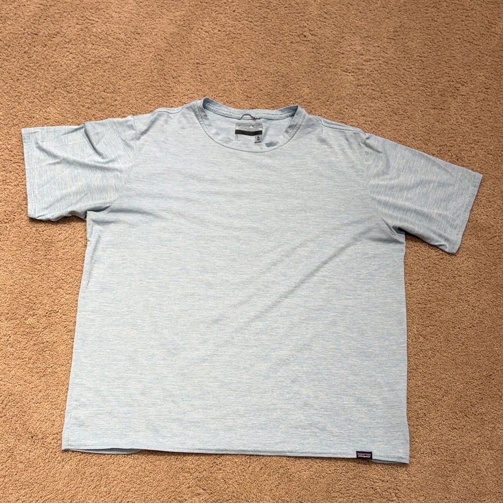 Patagonia Capilene Cool Light Blue Men's Shirt